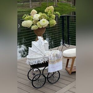 Vintage Lace Doll Carriage